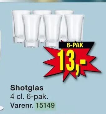 Harald Nyborg Shotglas tilbud