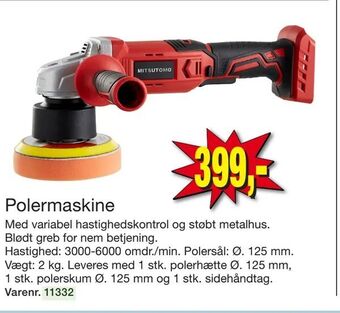 Harald Nyborg Polermaskine tilbud