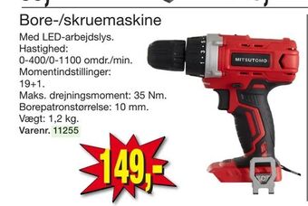 Harald Nyborg Bore-/skruemaskine tilbud