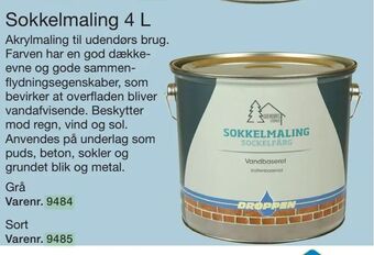 Harald Nyborg Sokkelmaling 4 L tilbud