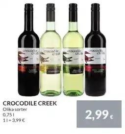 Nielsen's Discount CROCODILE CREEK Olika sorter tilbud