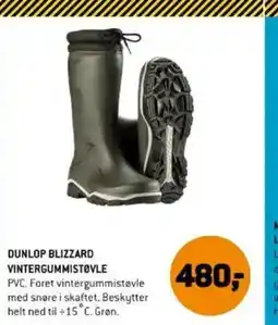 XL-BYG Dunlop blizzard vintergummistøvle tilbud