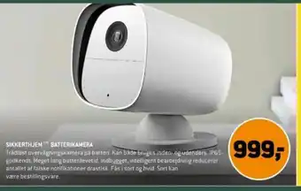 XL-BYG Sikkerthjem batterikamera tilbud