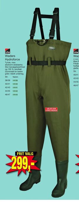 Harald Nyborg Waders Hydroforce tilbud