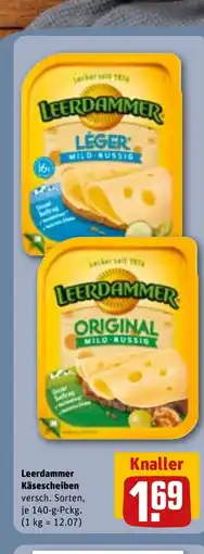 REWE DE Leerdammer Käsescheiben tilbud