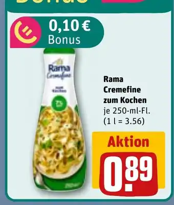 REWE Rama Cremefine zum Kochen tilbud