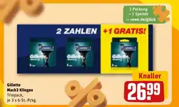 REWE DE Gillette Mach3 Klingen tilbud