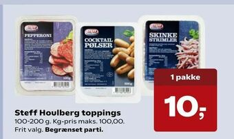 Kvickly Steff Houlberg toppings tilbud