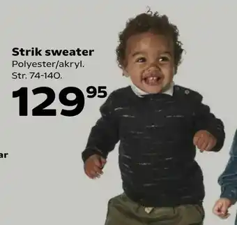 Kvickly Strik sweater tilbud
