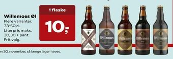 Kvickly Willemoes Øl tilbud