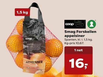 Kvickly Smag Forskellen appelsiner tilbud