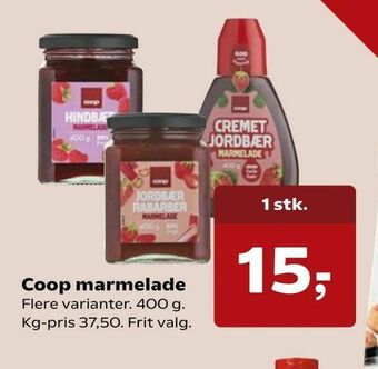 Kvickly Coop marmelade tilbud