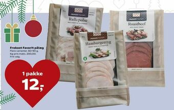 Kvickly Frokost Favorit pålæg tilbud