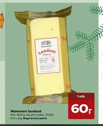 Kvickly Mammen landost tilbud