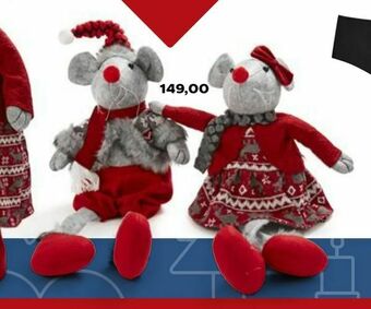 Kvickly Mus i stof tilbud