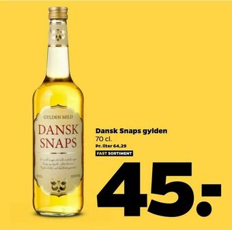Dansk Snaps gylden