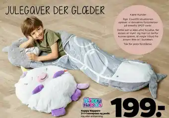 Netto Happy Nappers 2-i-1 sovepose og pude tilbud