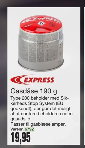 Harald Nyborg Gasdåse 190 g tilbud