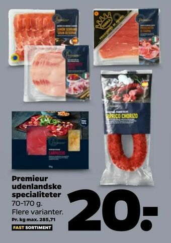 Netto Premieur udenlandske specialiteter tilbud