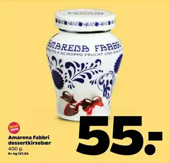 Amarena Fabbri dessertkirsebær