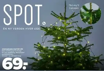 Netto Juletræskæde med 120 LED tilbud