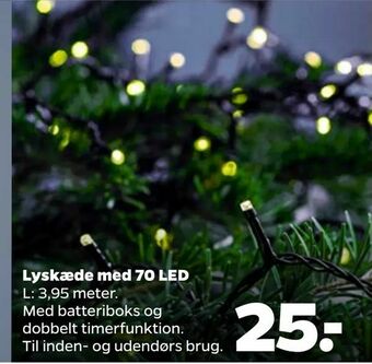 Netto Lyskæde med 70 LED tilbud