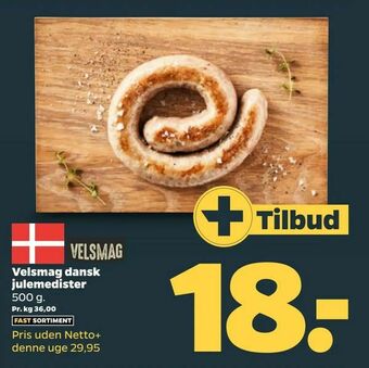 Netto Velsmag dansk julemedister tilbud