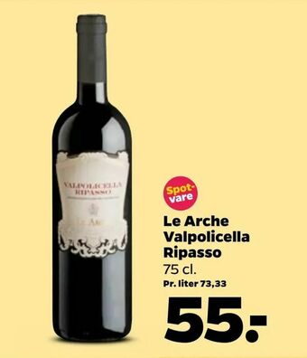 Netto Le Arche Valpolicella Ripasso tilbud