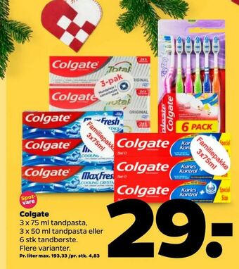 Netto Colgate tilbud