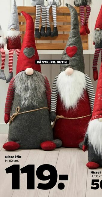 Netto Nisse i filt tilbud