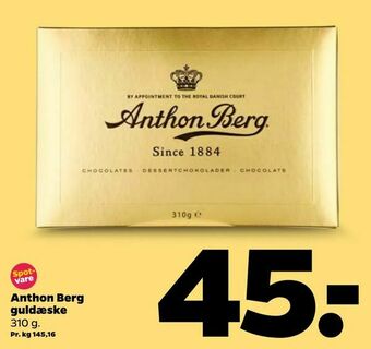 Netto Anthon Berg guldæske tilbud