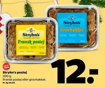 Netto Stryhn's postej tilbud