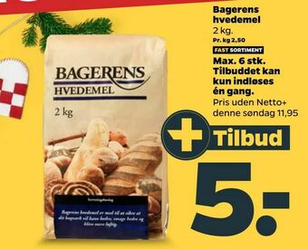 Netto Bagerens hvedemel tilbud