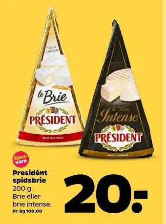 Netto Presidént spidsbrie tilbud