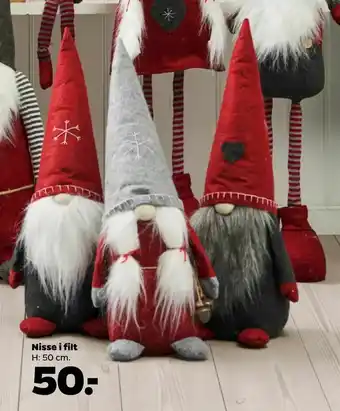 Netto Nisse i filt tilbud