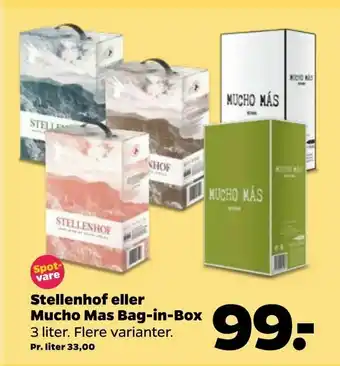 Netto Stellenhof eller Mucho Mas Bag-in-Box tilbud