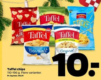 Netto Taffel chips tilbud