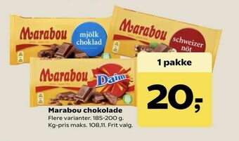 SuperBrugsen Marabou chokolade tilbud