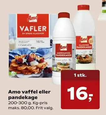 SuperBrugsen Amo vaffel eller pandekage tilbud
