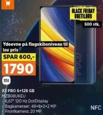 Power X3 Pro 6+128 GB tilbud