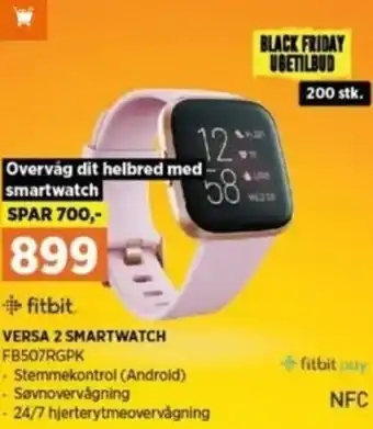 Power Versa 2 Smartwatch FB507RGPK tilbud