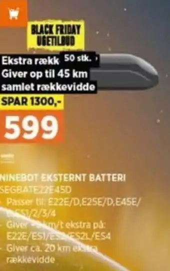 Power Ninebot Eksternt Batteri tilbud