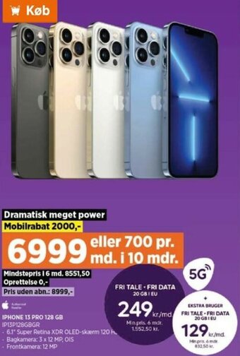 Power Iphone 13 Pro 128 GB tilbud