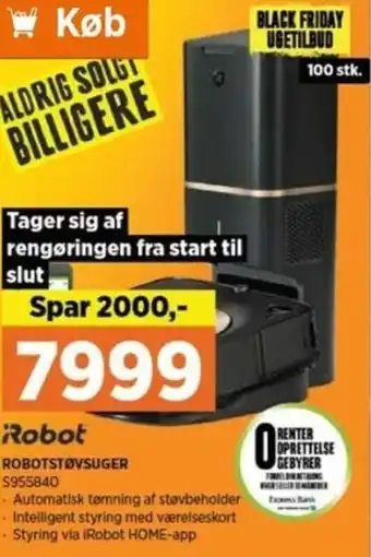 Power Robotstøvsuger S955840 tilbud