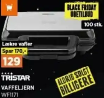 Power Tristar Vaffeljern WF1171 tilbud
