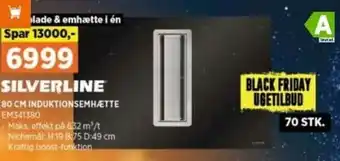 Silverline 80 Cm Induktionsemhætte