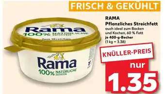 Kaufland RAMA Pflanzliches Streichfett tilbud