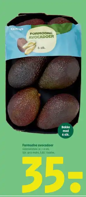 Coop 365 Formodne avocadoer tilbud