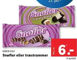 Snøfler eller træstammer