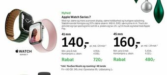 YouSee Apple Watch Series 7 tilbud